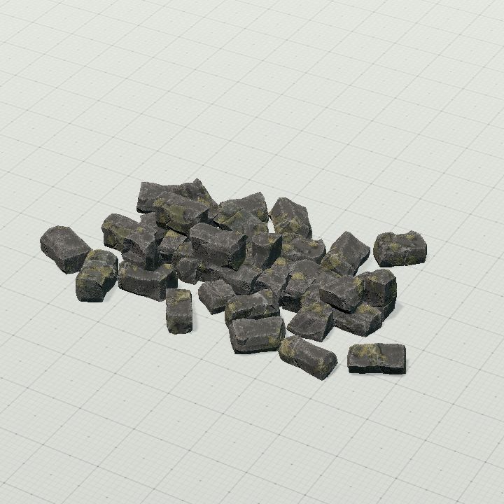 Collapsed Rock Wall #2