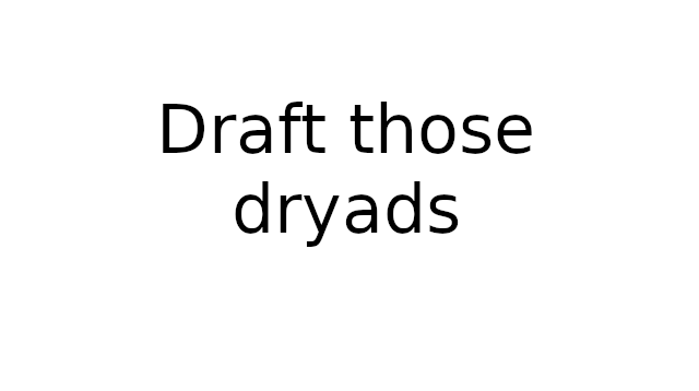 Draftable Dryads mod preview for RimWorld