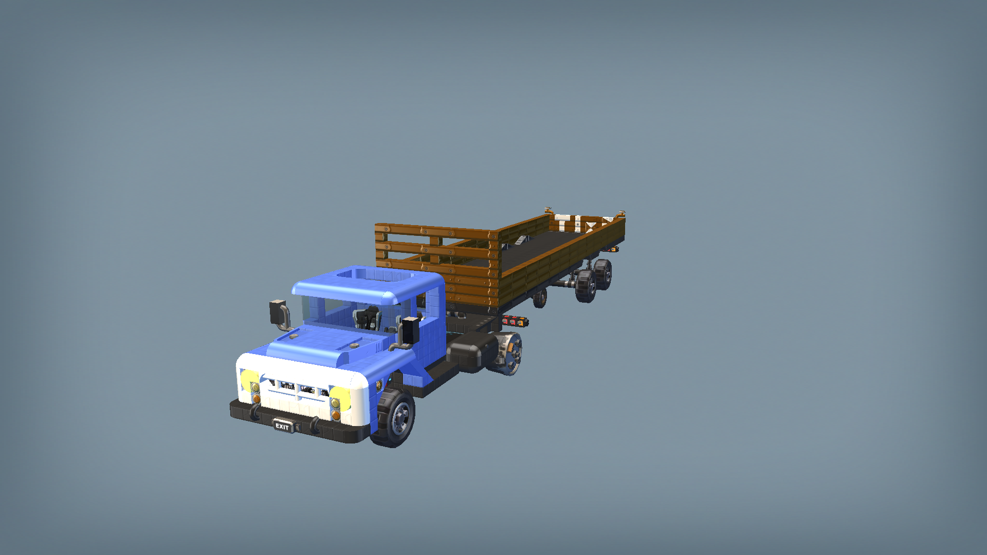 ZIL 130 with semi trailer
