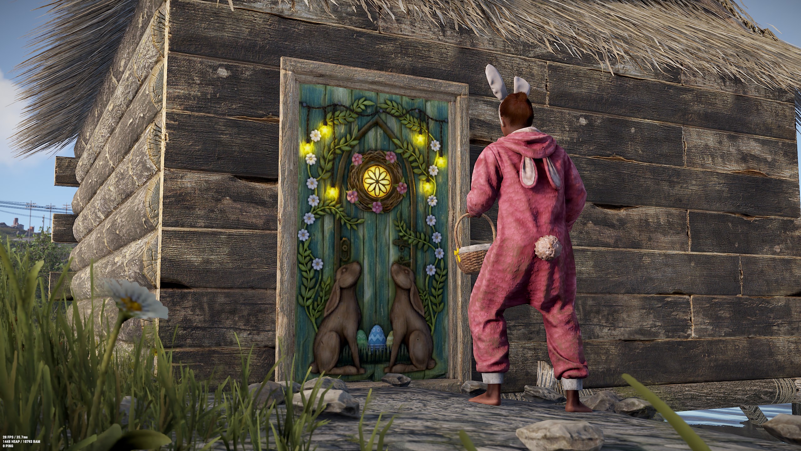 Wooden Rabbit Door thumbnail 3
