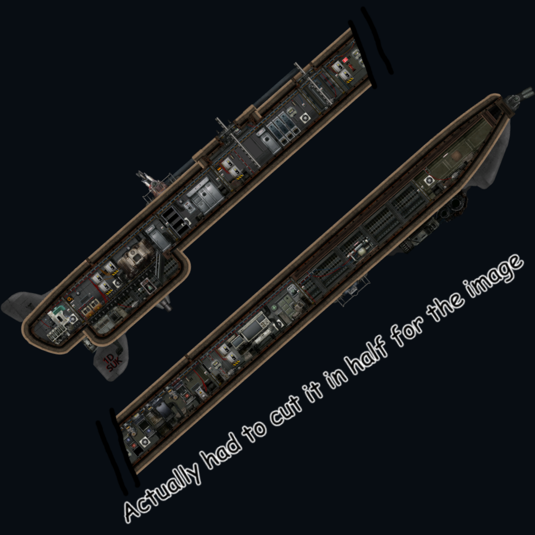 Single deck Barsuk – Barotrauma Mod