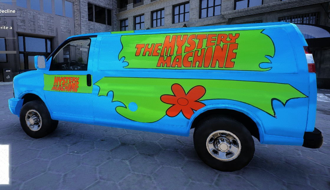 Scooby Doo Mystery Van Unmarked