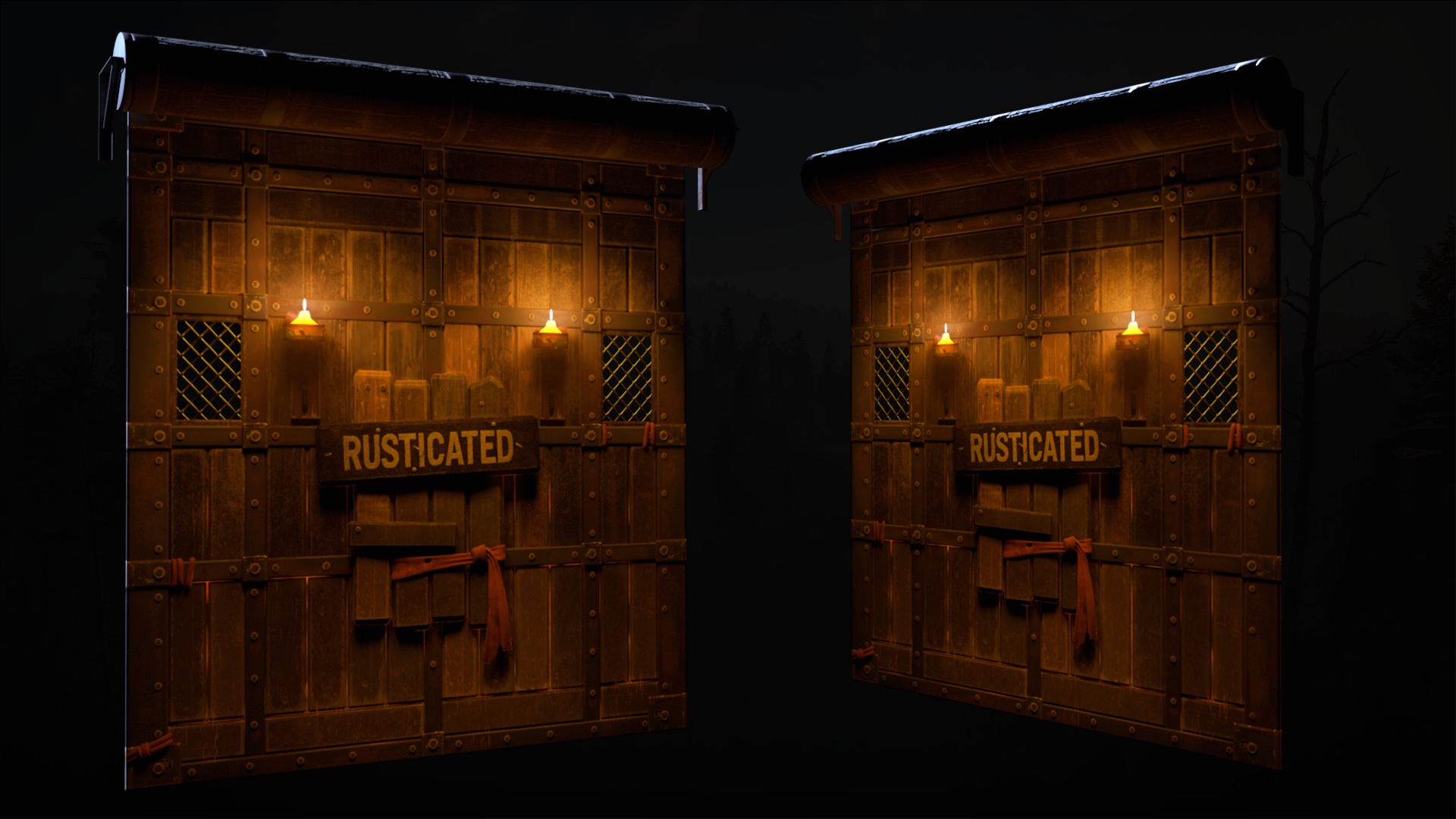 Rusticated Garage Door
