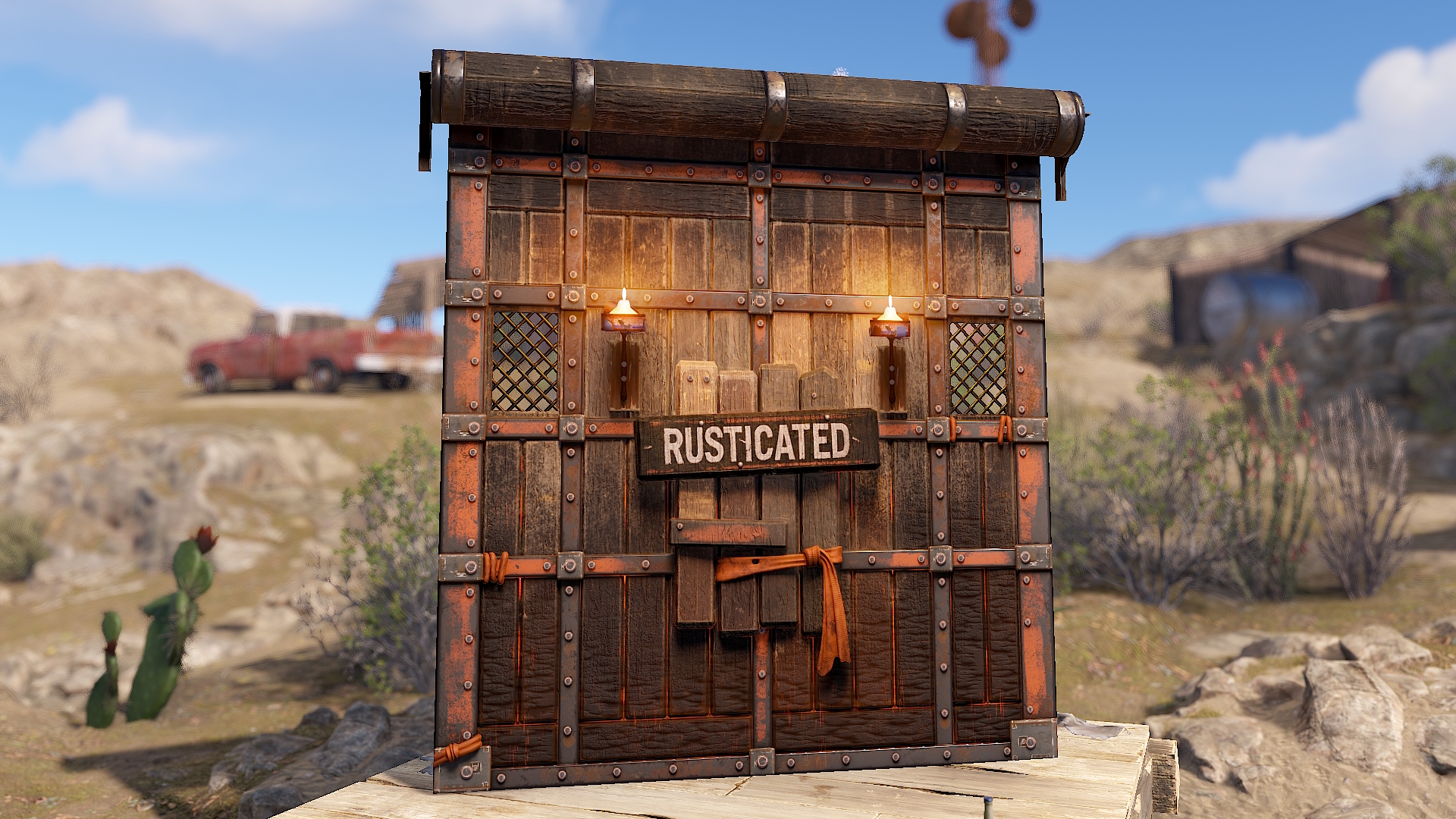 Rusticated Garage Door