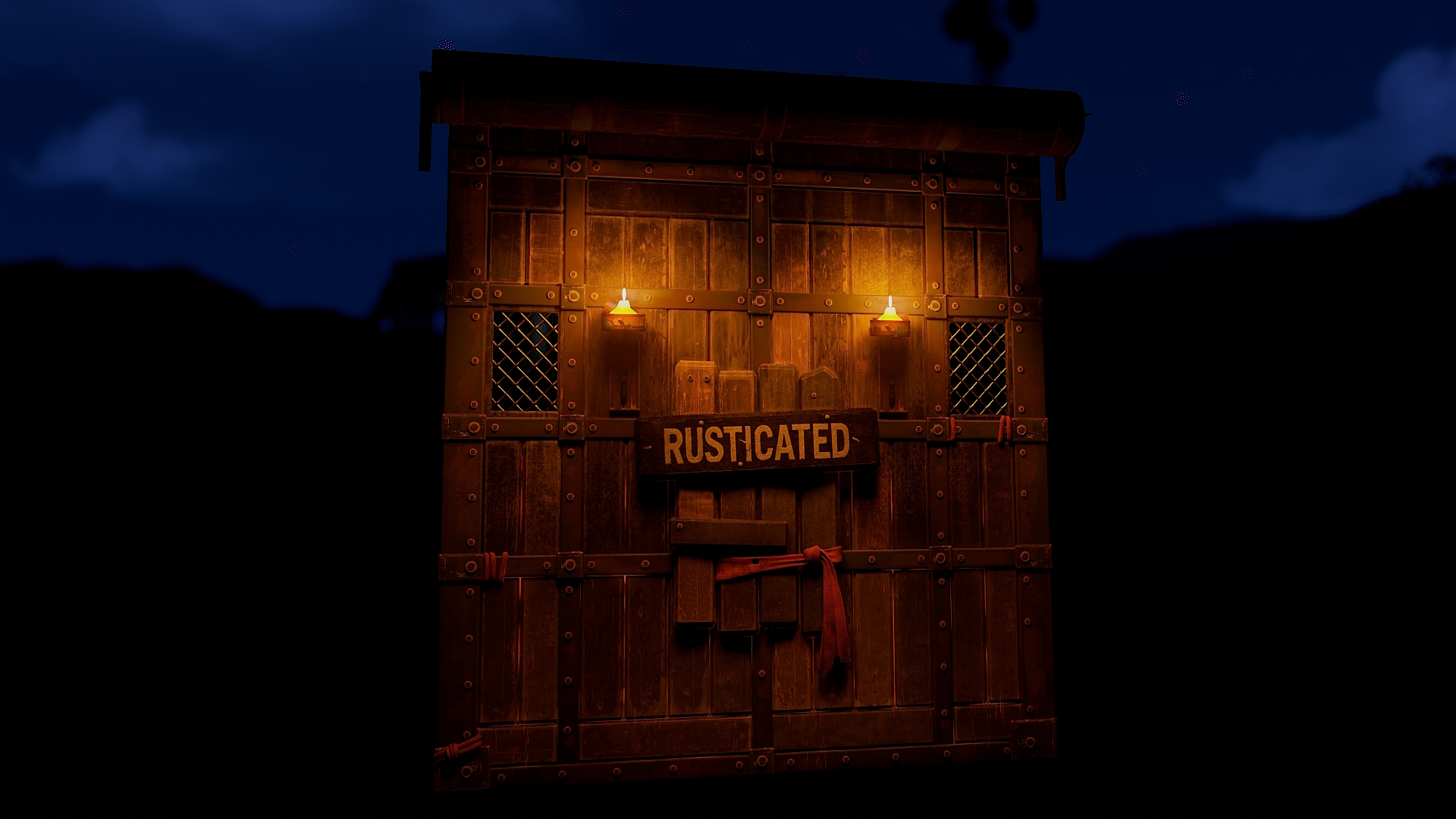 Rusticated Garage Door