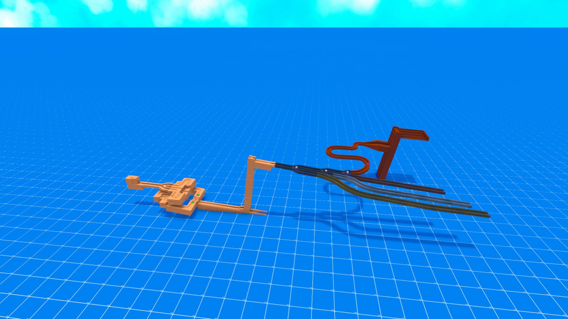 Marble twisting race