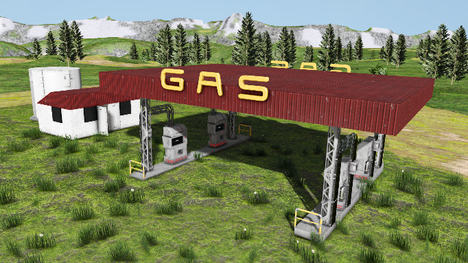 Gas Station prop