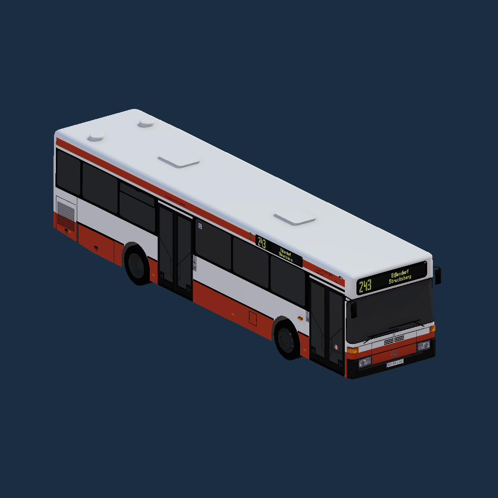 MB O 405 N1 - Hamburger Hochbahn HHA - Wagen 1001 bis 1003