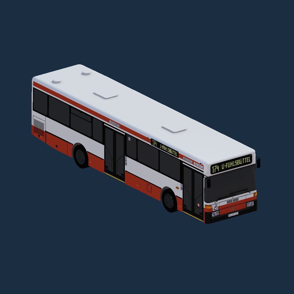 MB O 405 N1 (2D) - Hamburger Hochbahn HHA - 10er und 11er