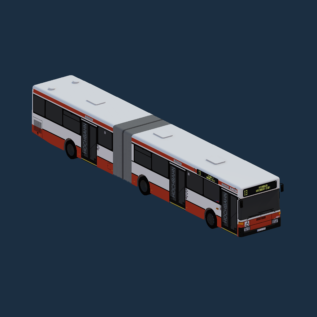 MB O 405 GN1 (3D) - Hamburger Hochbahn HHA - 71er und 73er