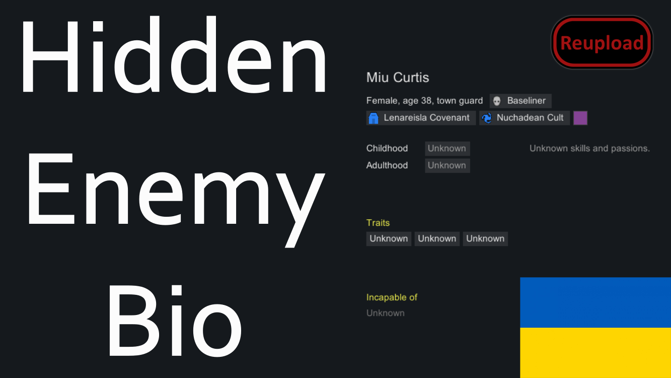 Hidden Enemy Bio (Continued) UA