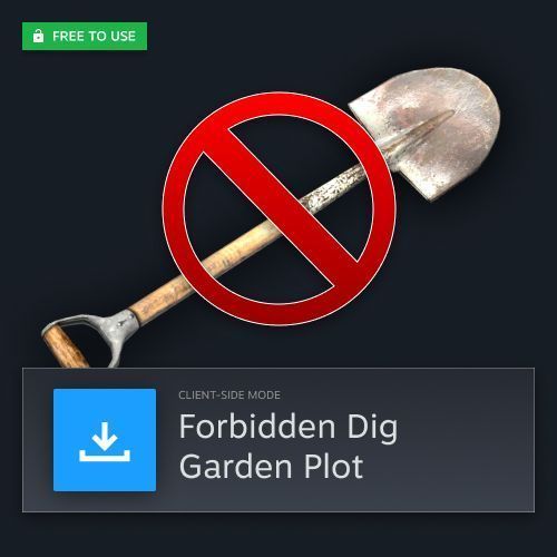 Forbidden Dig Garden Plot