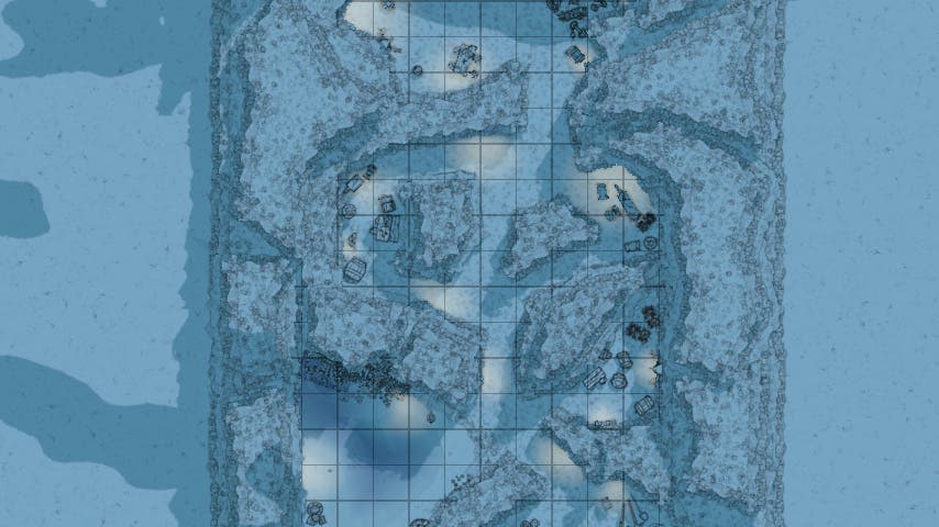 Simple Cave At Night