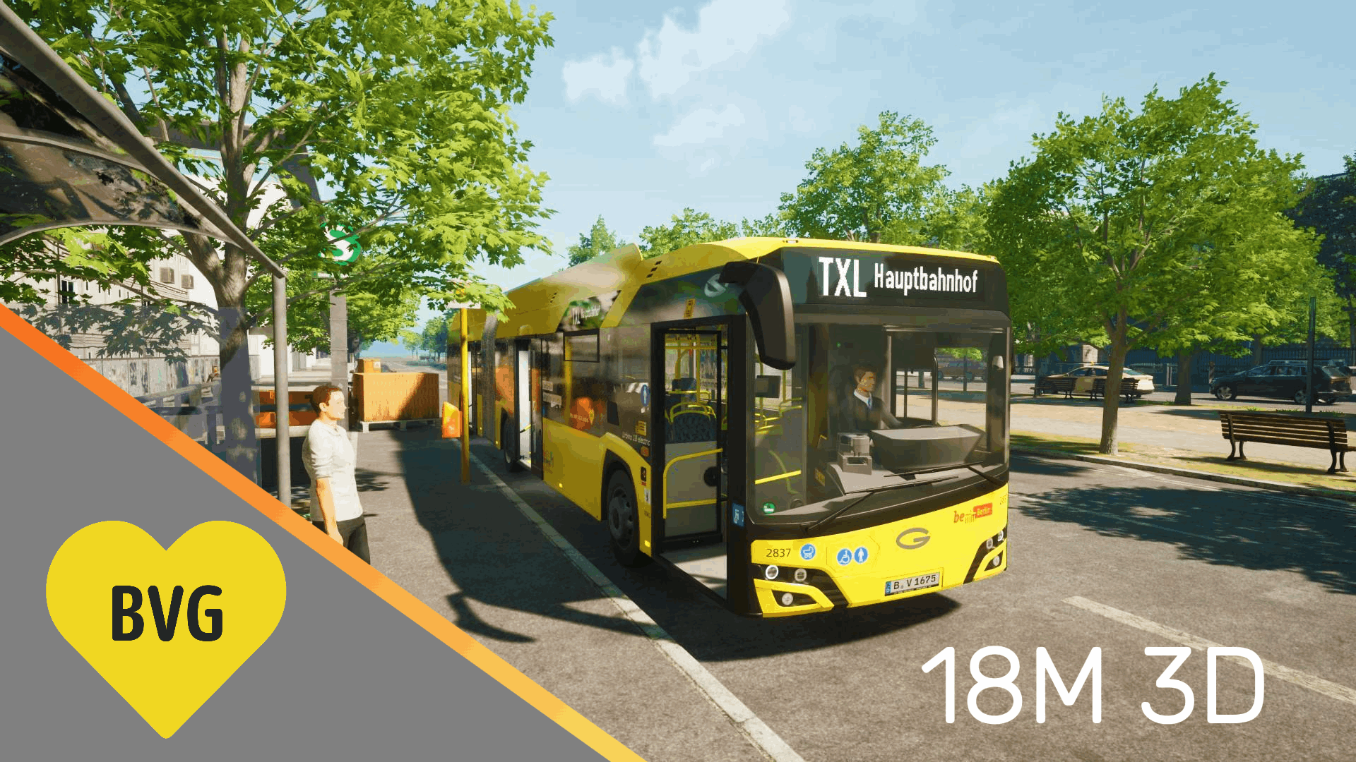 Solaris Urbino Berliner Verkehrsbetriebe v1.0 (18M 3D)