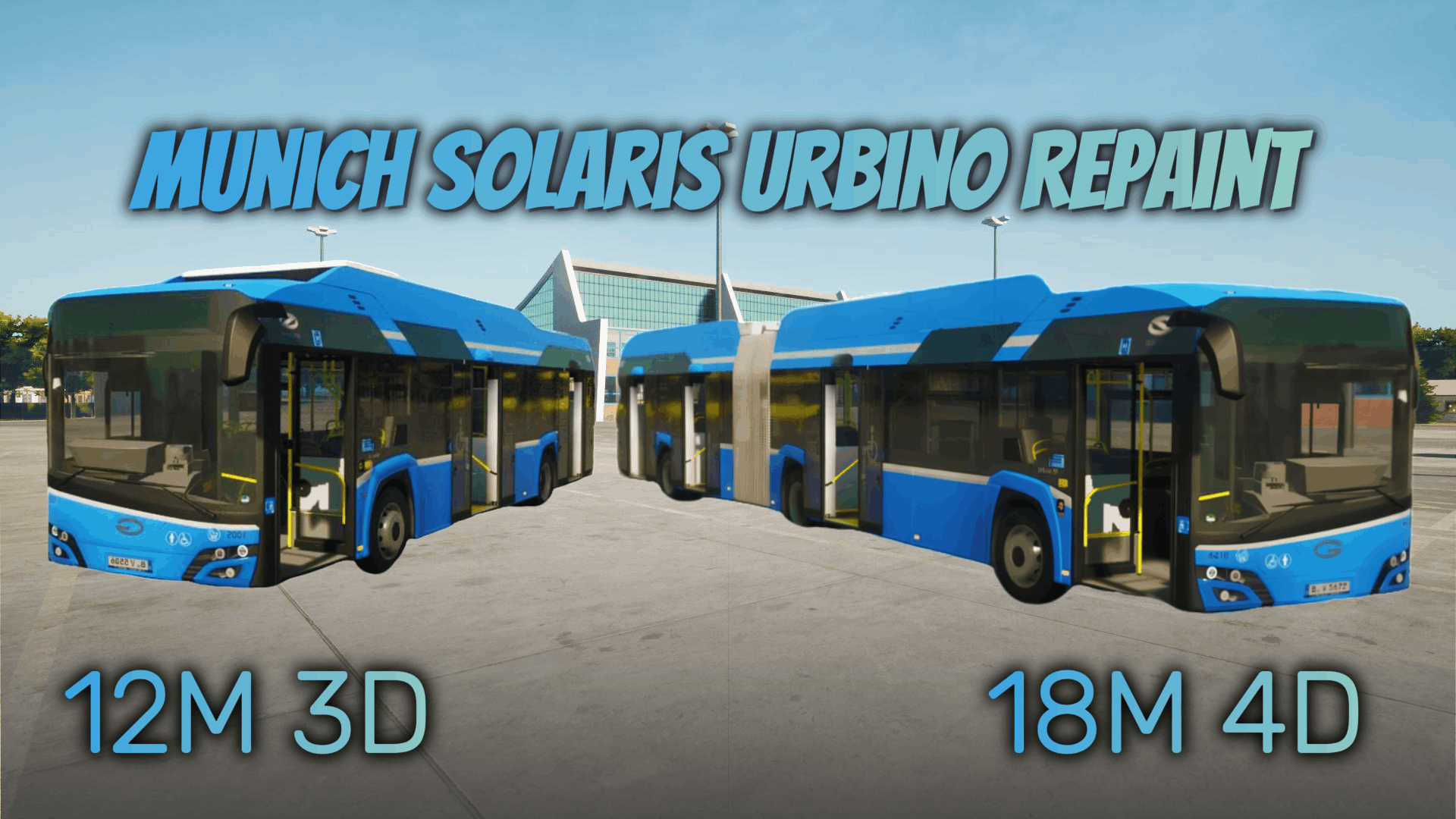 Solaris Urbino Munich Repaint Pack 12M 3D/18M 4D