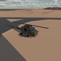 Tampa Robbin utility helo 1950-2010 - Army - Desert Camo