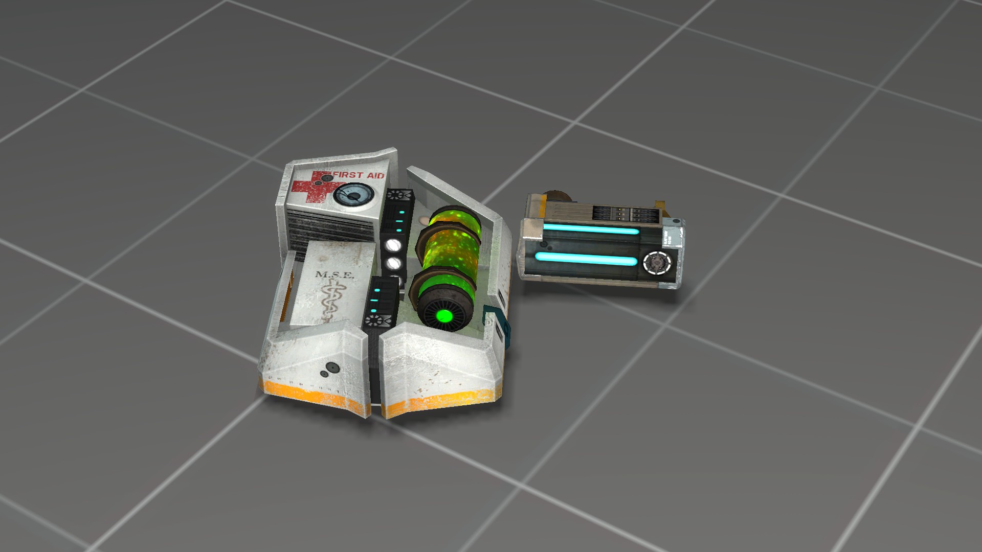 new medkit and battery pickup sounds