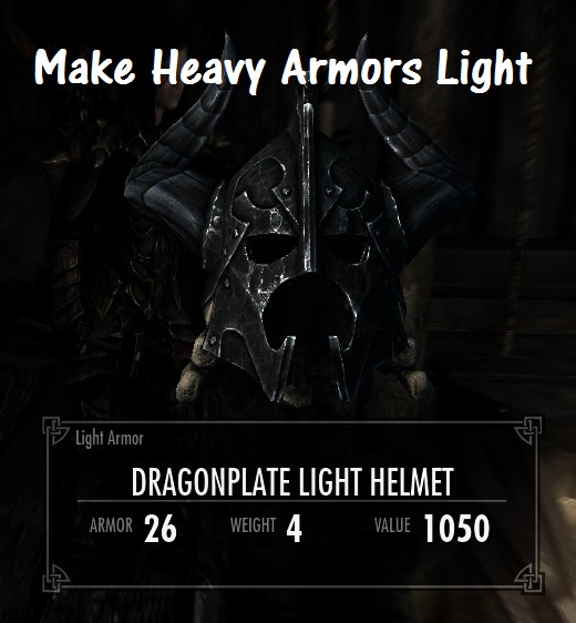 Make Heavy Armors Light preview