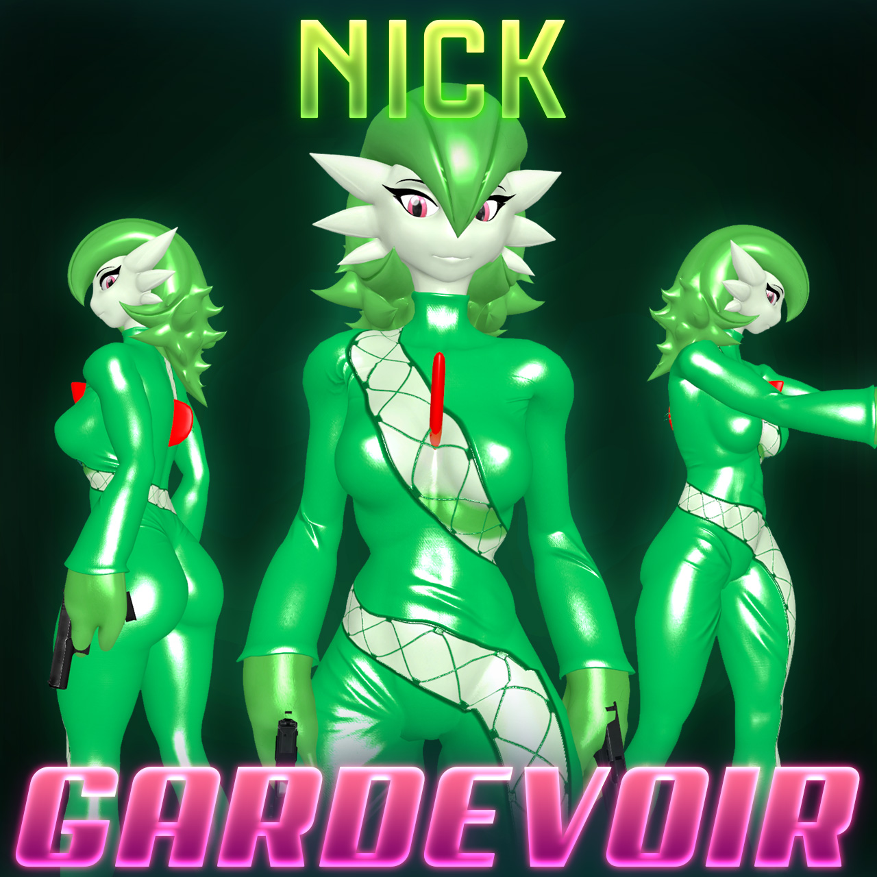 [COMM] Jumpsuit Gardevoir - Nick
