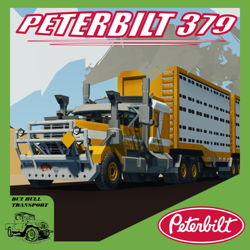 Peterbilt 379 heavy cargo truck
