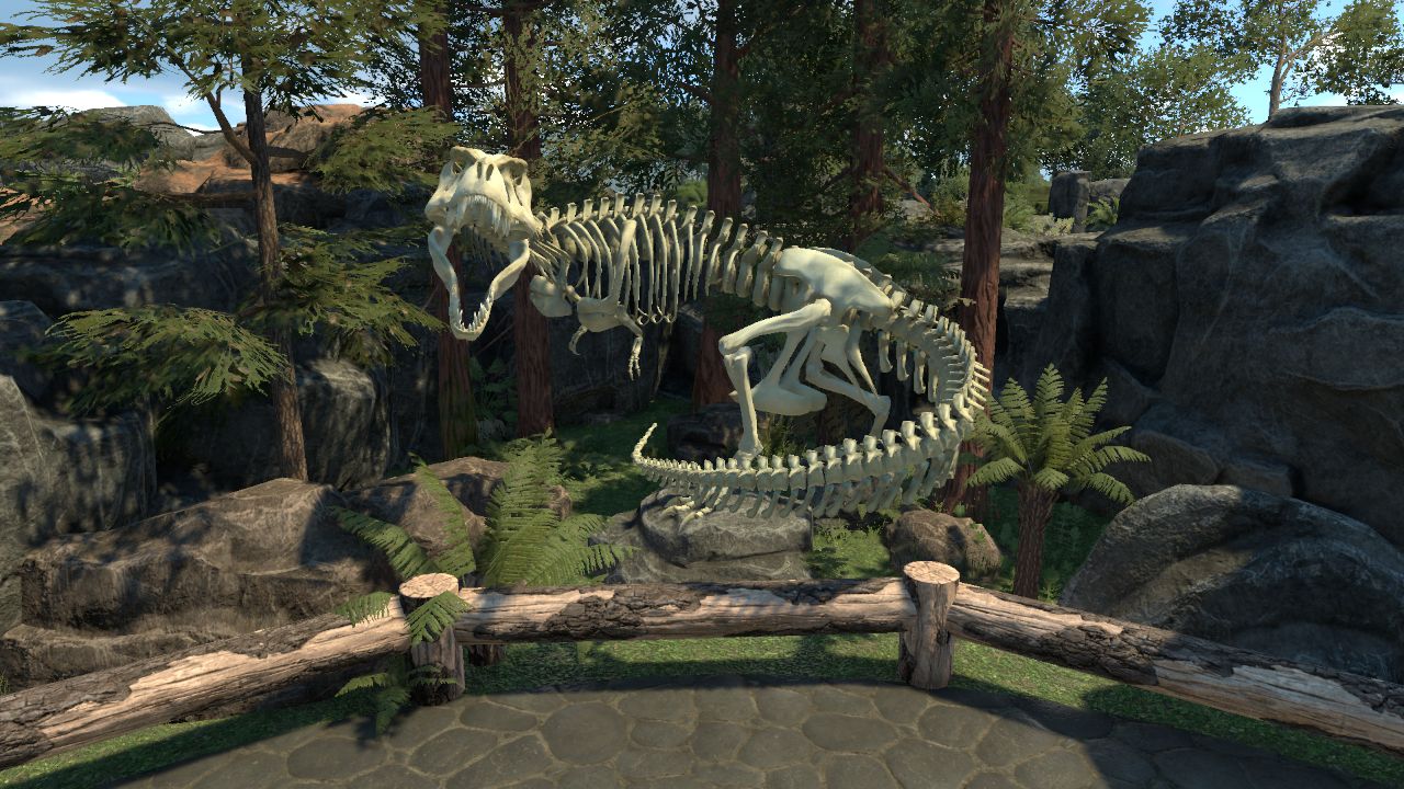 T-rex Skeleton posed