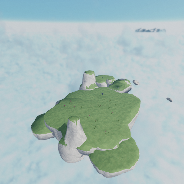 Large island