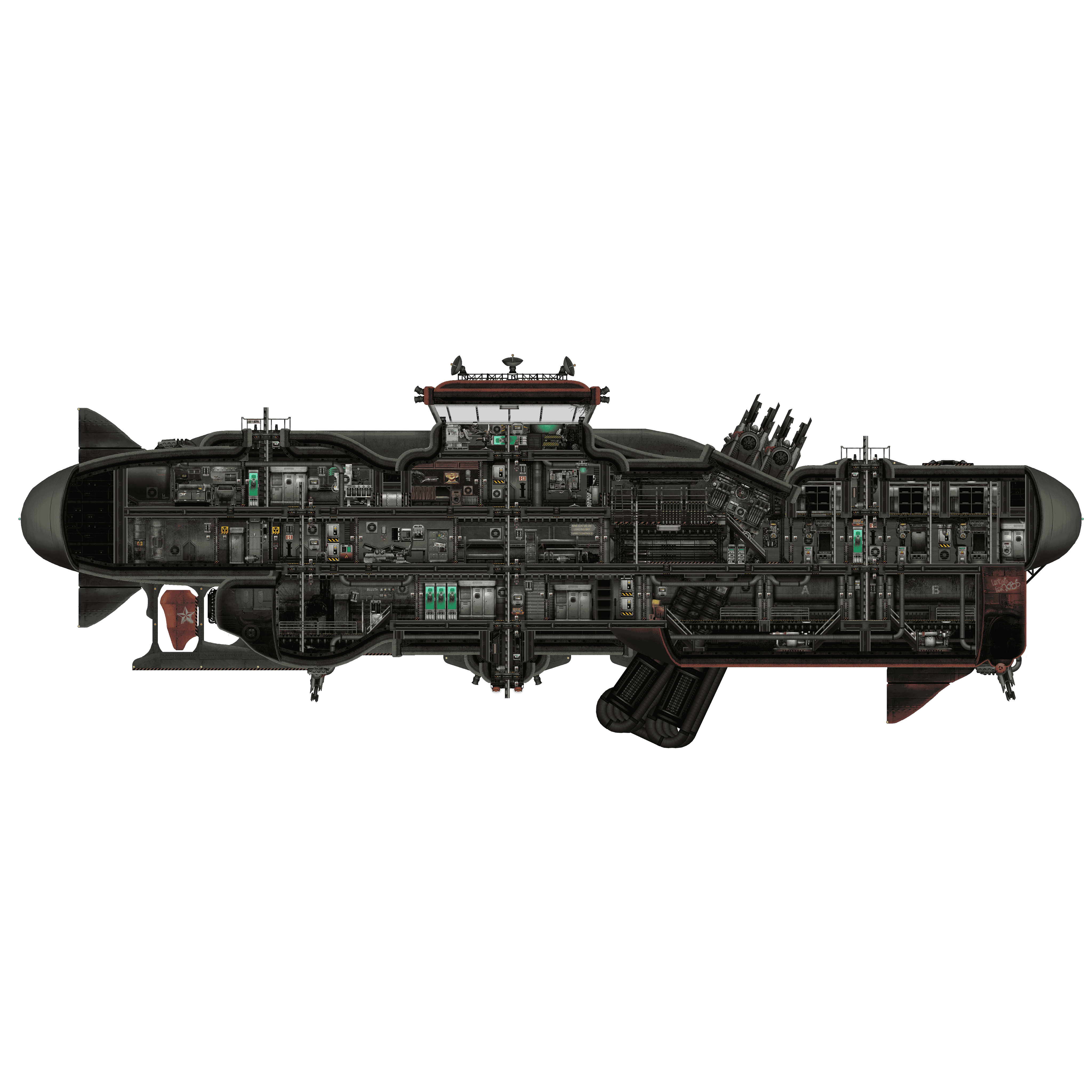 NOSOMA S095-A5 Abyss Hunter – Barotrauma Mod