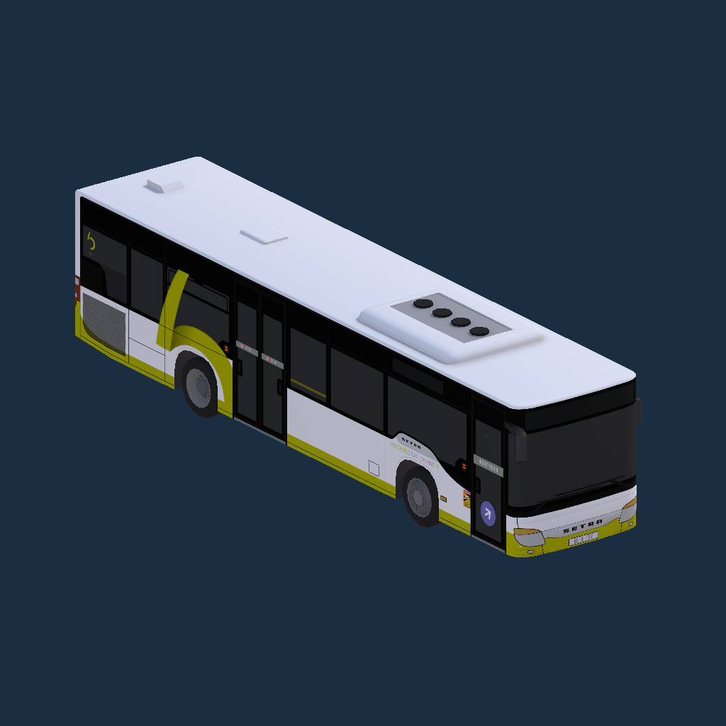 Setra S415NF - Bibus 2012 face avant sans autocollants (new livery)