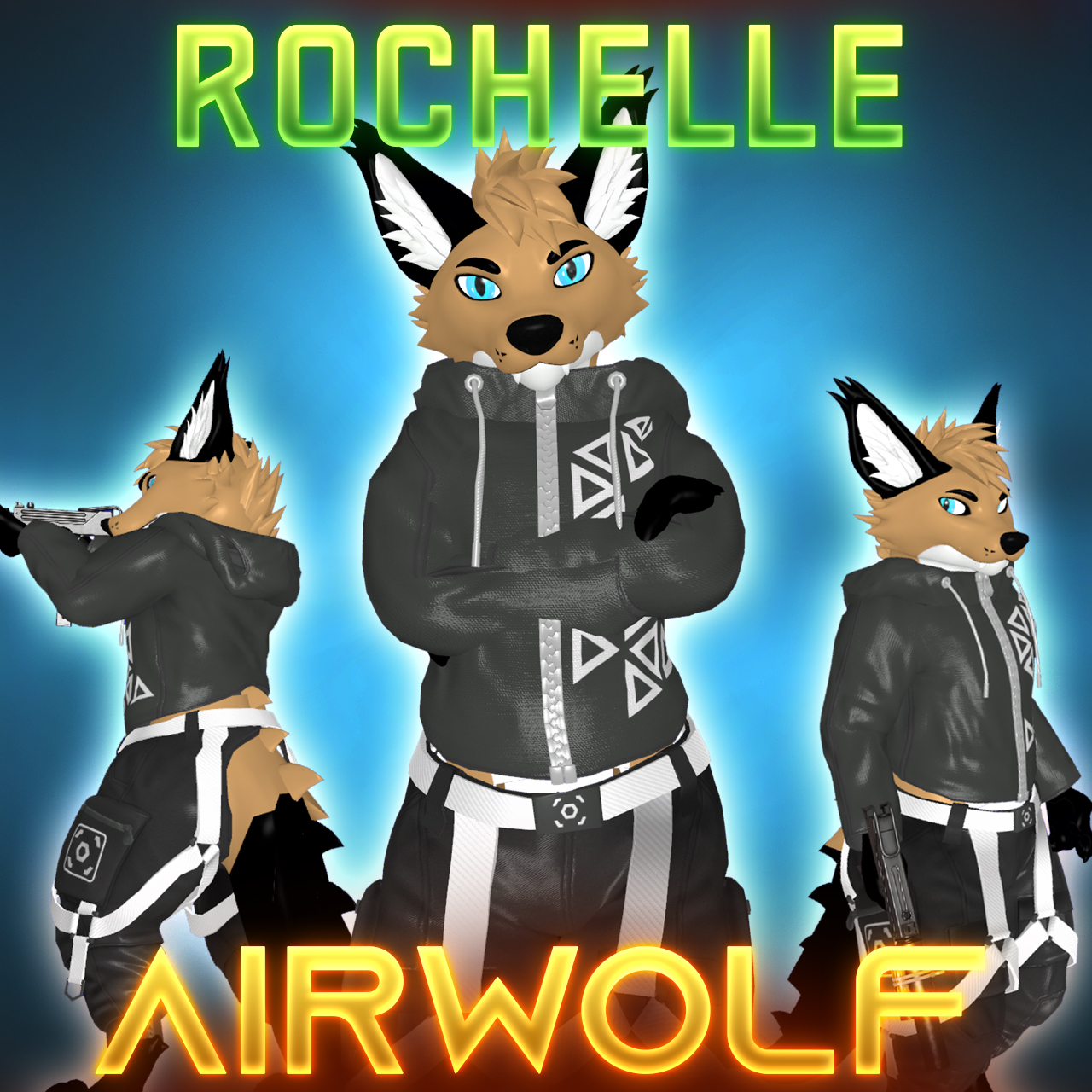 [COMM] VRC: Airwolf Chonkhound - Rochelle
