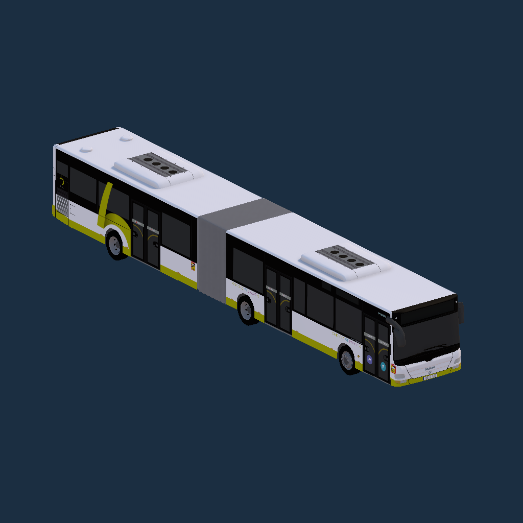 Man lion's City A23 3T - Bibus 2012 face avant sans autocollants 2 (new livery)