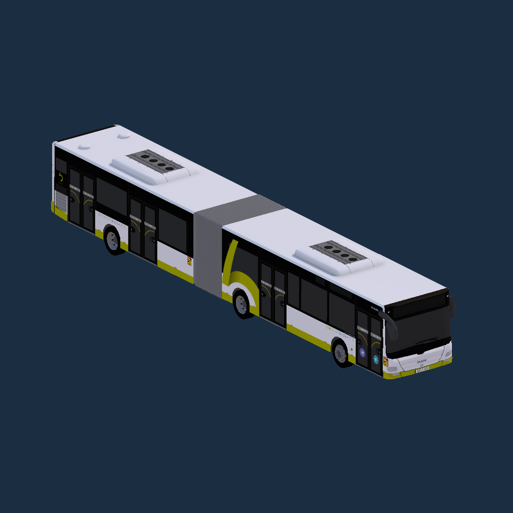 Man lion's City A23 4T - Bibus 2012 face avant sans autocollants 2 (new livery)