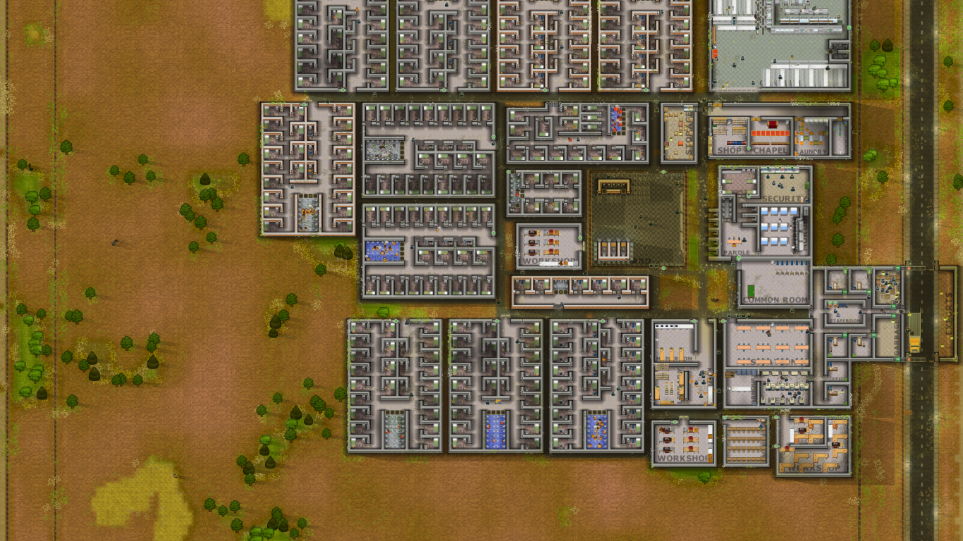 Ok Prison with 246 capacity and room to expand