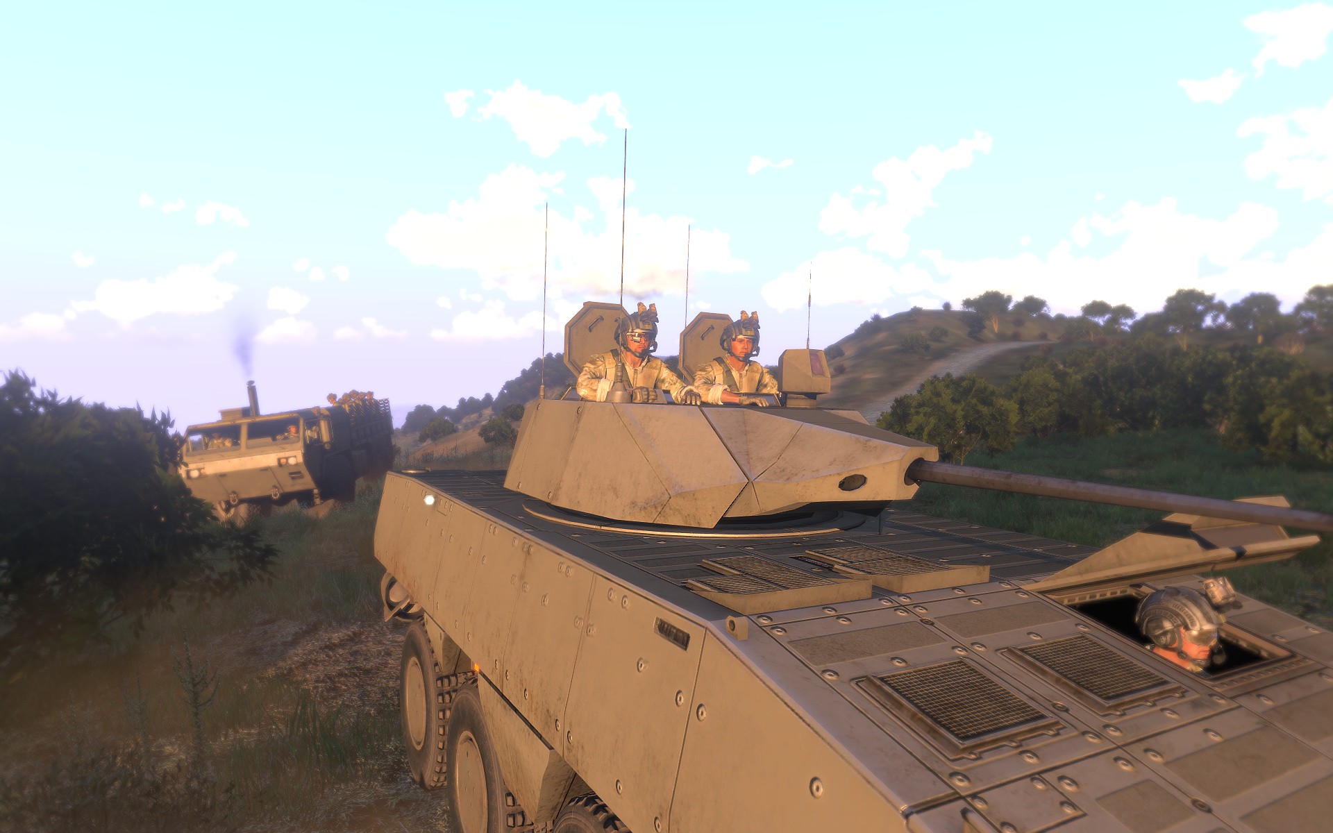[SP] Support the convoy (apc gunner)