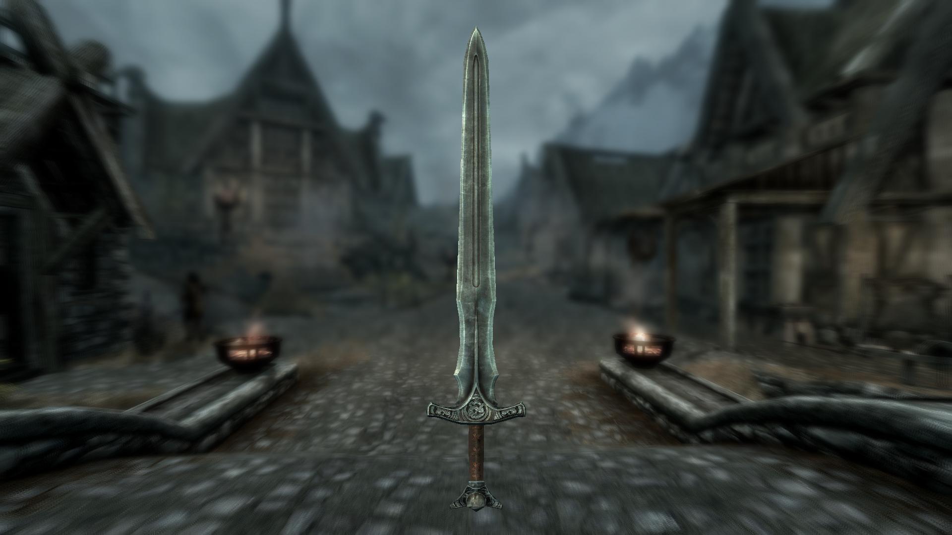 The True Sword Of Dovahkiin (over powered) (does not relpace any thing only add's