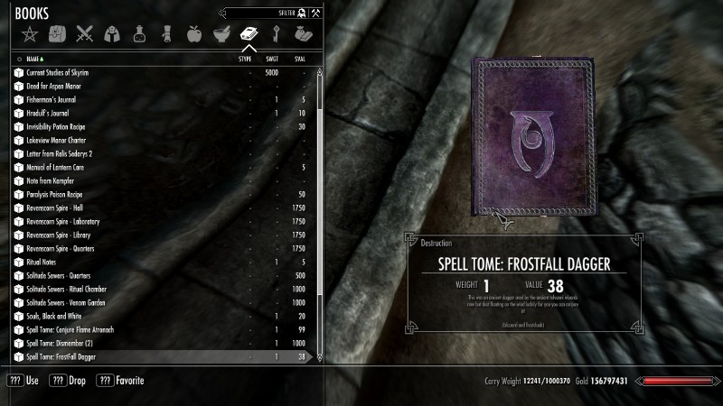 Ultimate magic - FrostFall - Bound Dagger preview
