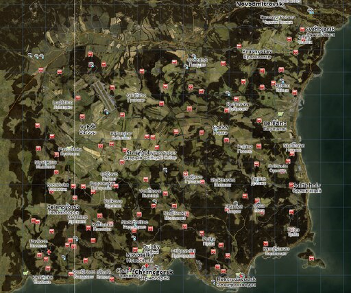 Steam コミュニティ :: ガイド :: DayZ Map
