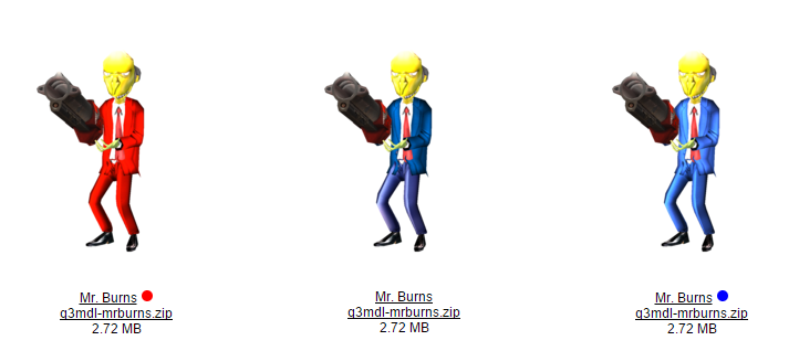 Mr. Burns models