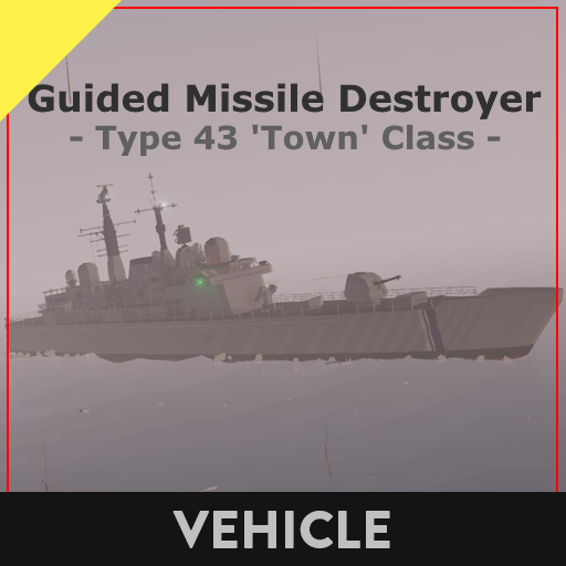 Type 43 'Town' Class Destroyer - FRA Delgado (D97)