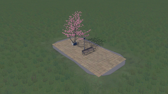 park 1x2 tree