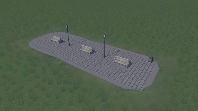 Park 1x3 Dedalus seater