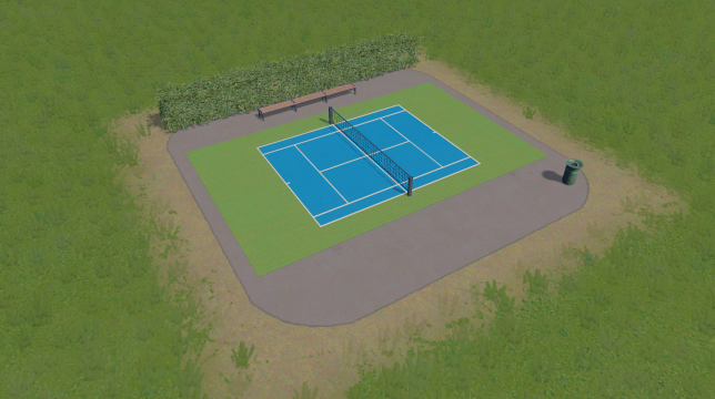 Park 2x2 Tennis Court