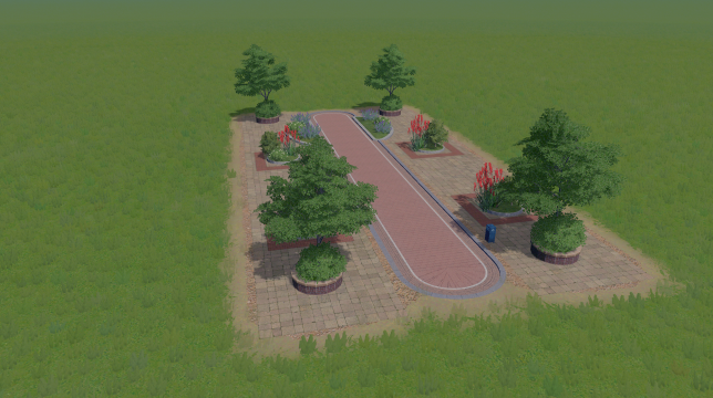 Park 3x6 Long Plaza