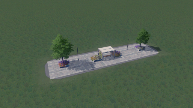 Park 4x1 Vizier pergola