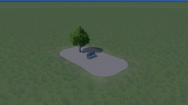 Park 1x2 Conkret seater 2