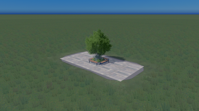 Park 1x2 Vizier tree