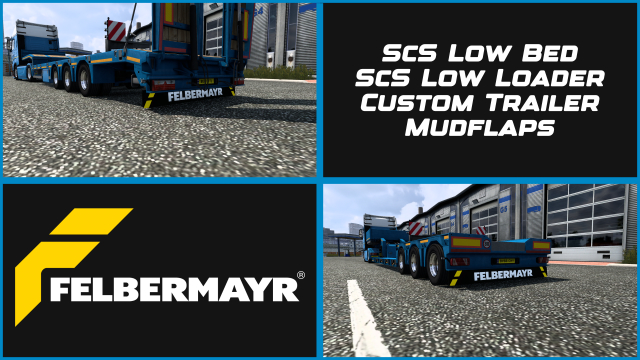 Felbermayr Low Bed/Loader Mudflaps