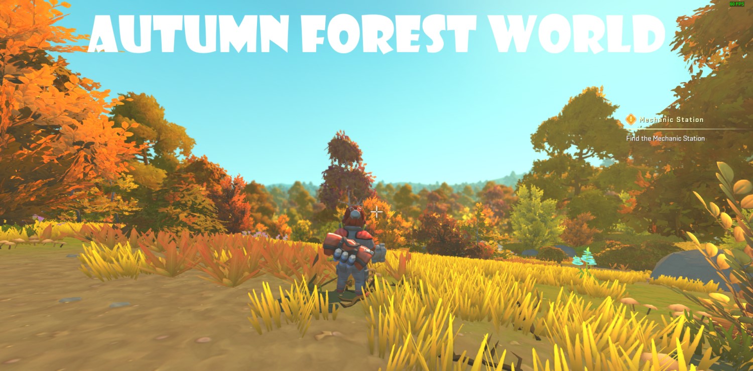 Autumn forest world