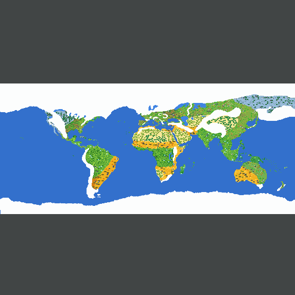 Ice Age Earth (20,000 B.C.)