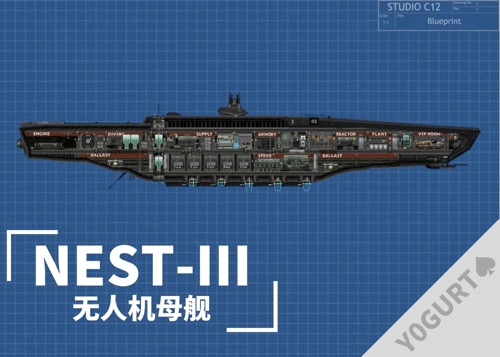 NEST-III Drone Mothership – Barotrauma Mod