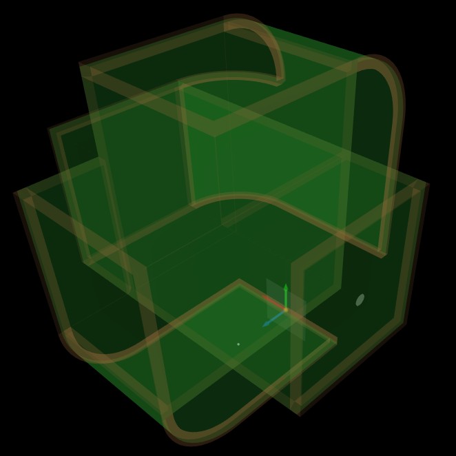 8 cells of a hypercube